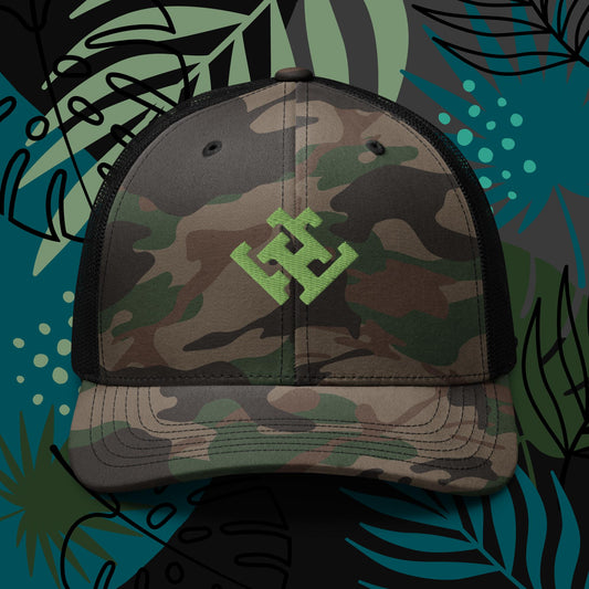 Logo Camouflage Trucker Hat