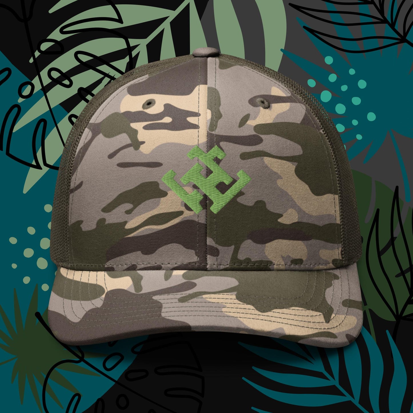 Logo Camouflage Trucker Hat