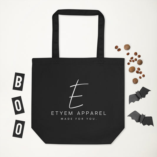 Large E Eco Tote Bag