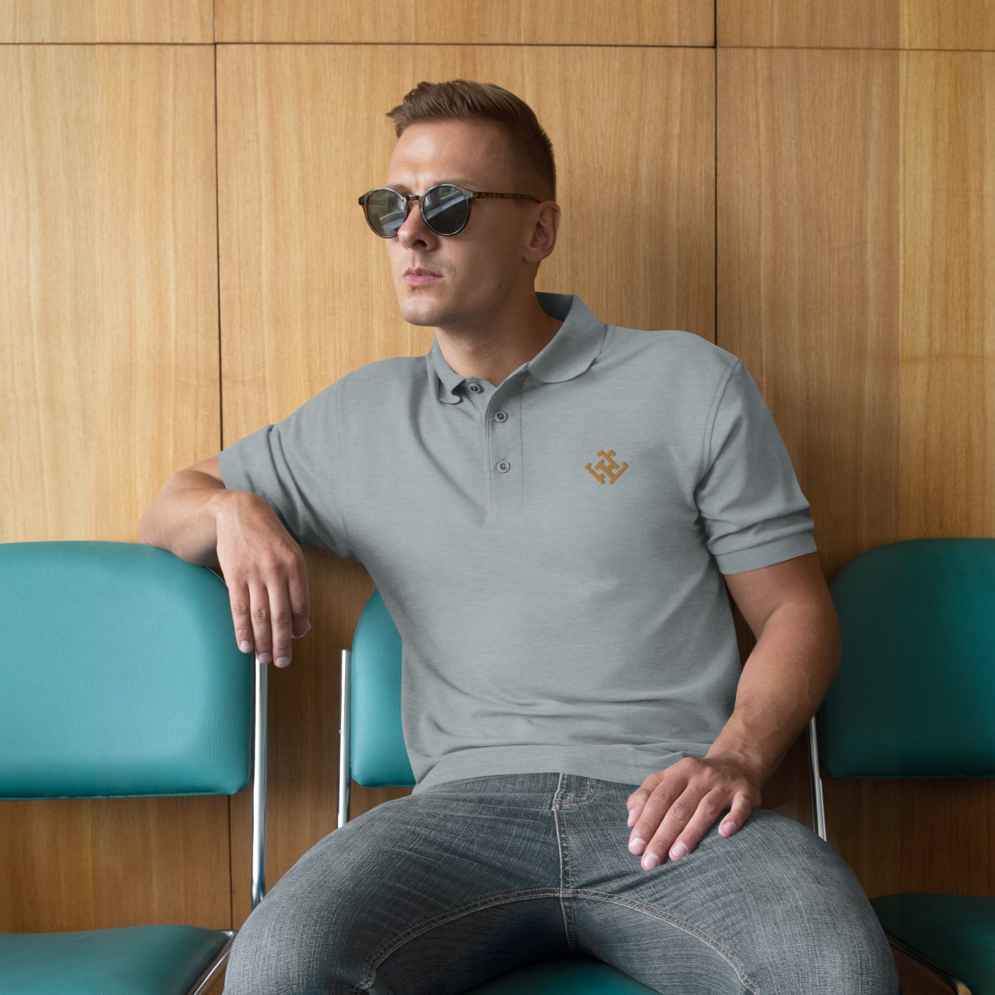 Men's Premium Logo Polo