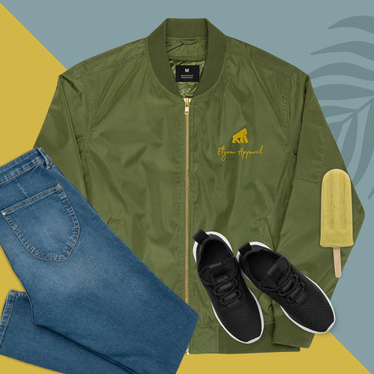 Premium recycled bomber jacket