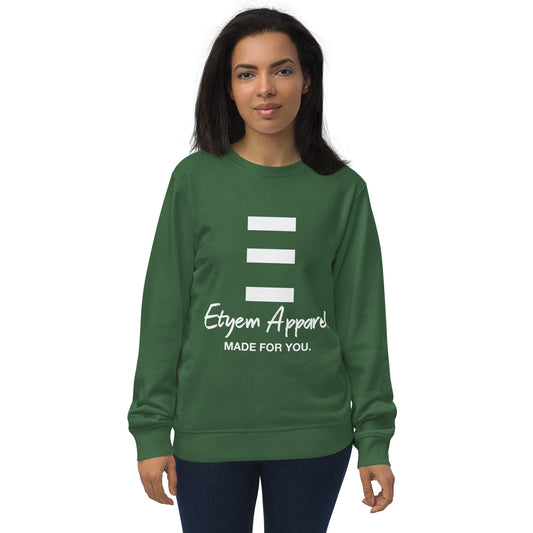 Unisex organic sweatshirt